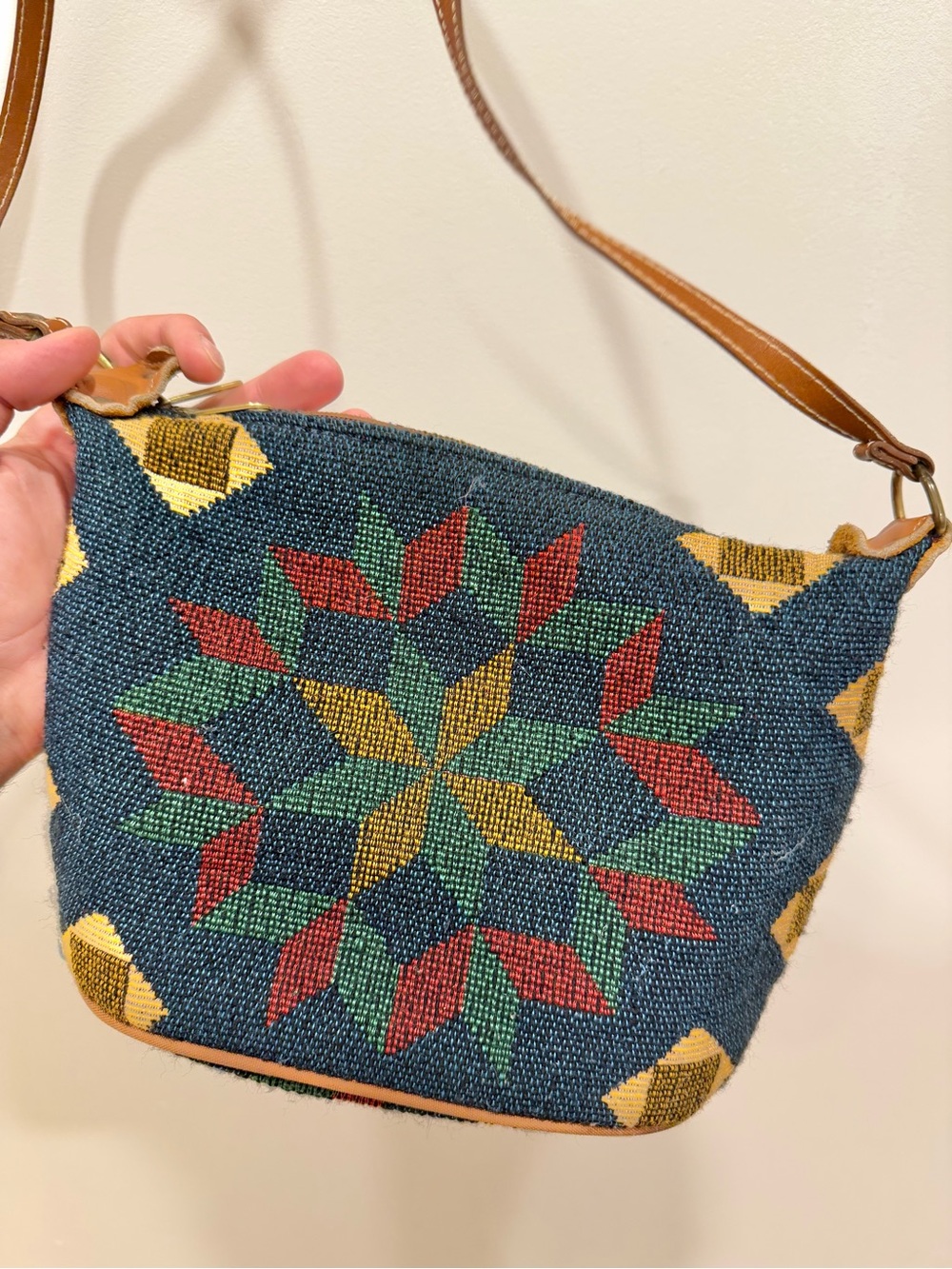 Geometric Tapestry Accessories Unlimited of Maine Crossbody Bag Purse